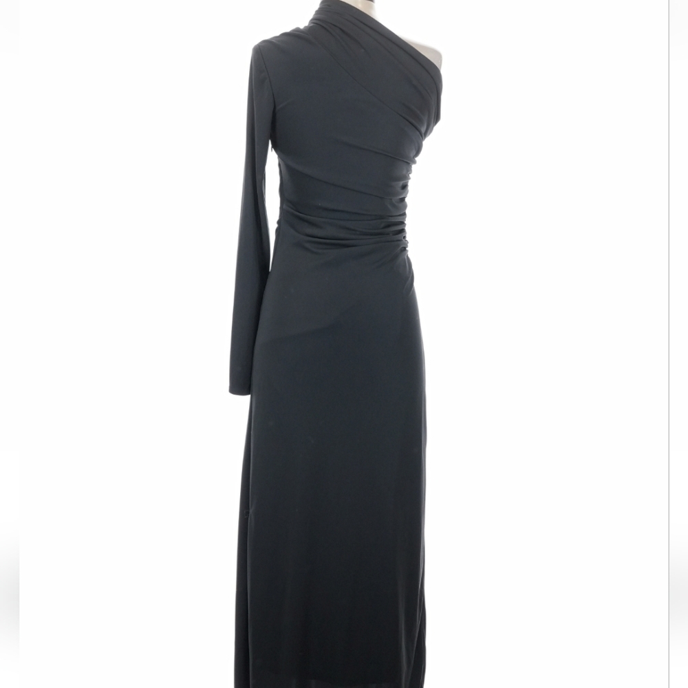 ZARA ASYMMETRICAL DRESS GRAY SIZE S - Picture 12 of 13